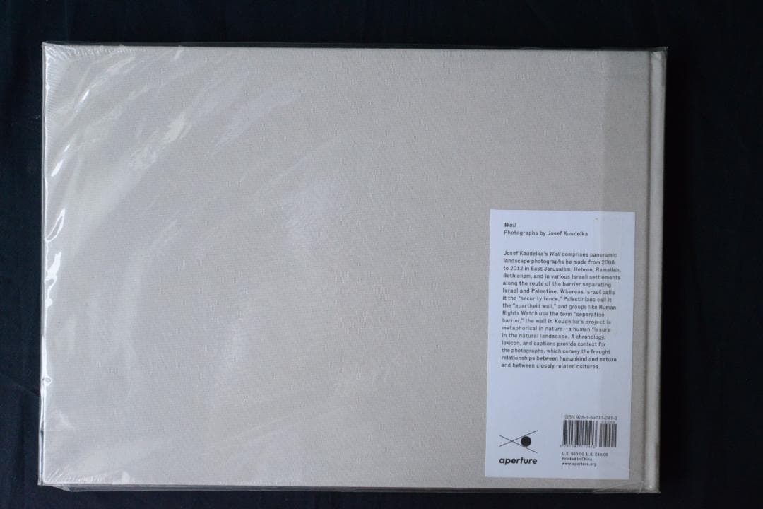 【Josef Koudelka: Wall】ジョセフ・クーデルカ　新品未開封品