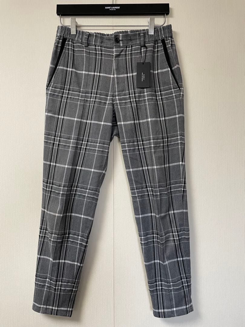 5351 pour les hommesデザインチェックパンツ shellac