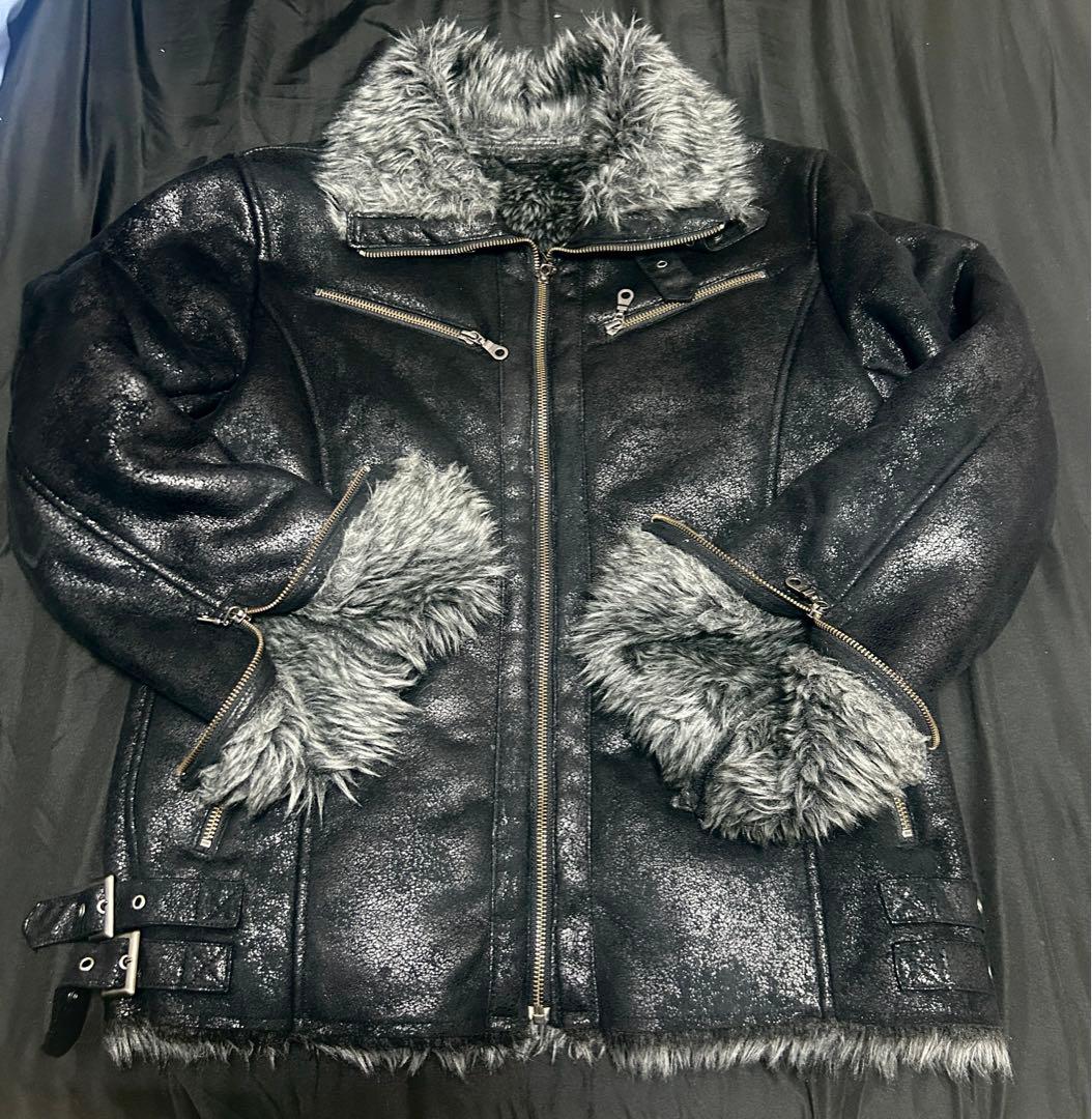 Coting Fake Fur Jacket 00's お兄系 ファージャケット