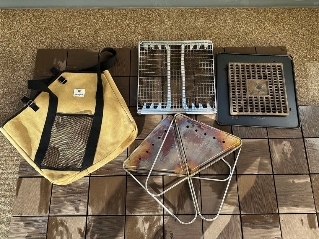  peak 焚き火台Mスターターセット ➕グリルブリッジM