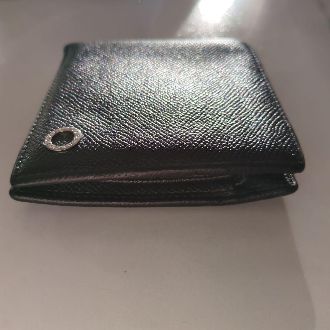 ブルガリレザー二つ折り財布美品