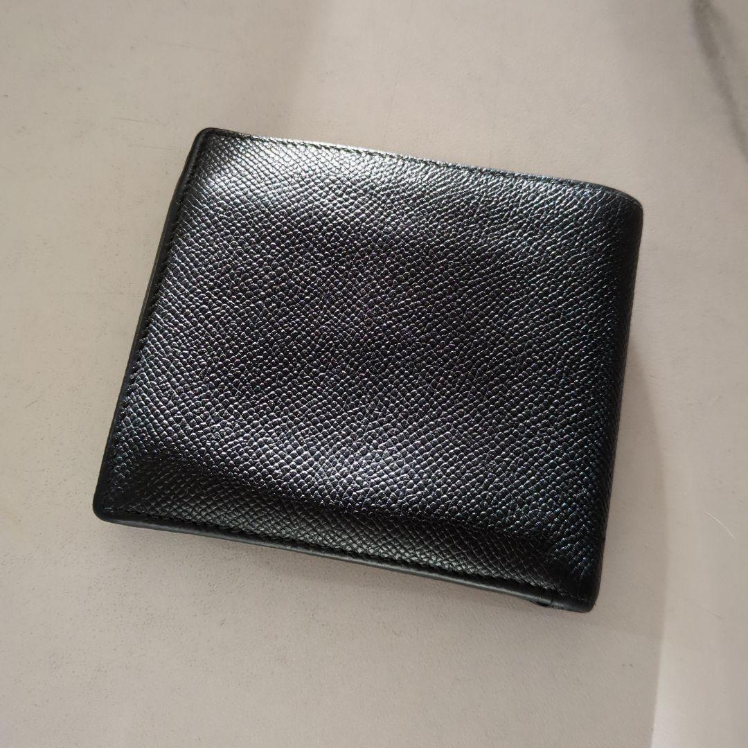 ブルガリレザー二つ折り財布美品