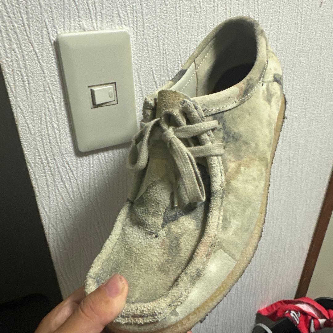 【美品】clarks wallabee