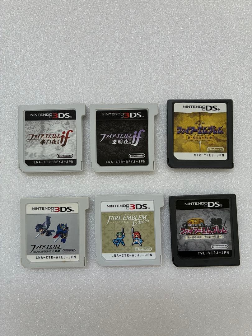 ファイアーエムブレム　DS 3DSソフト6本まとめ