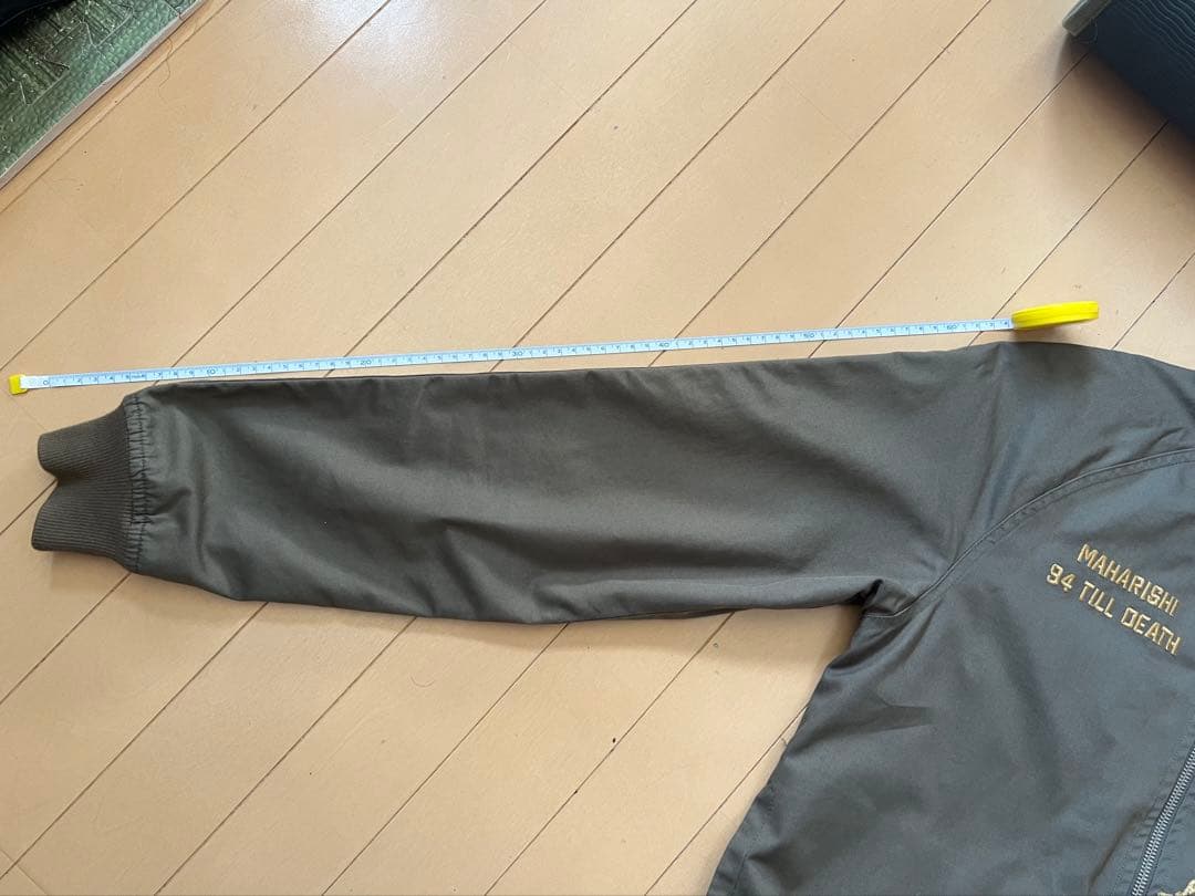 【ボケカス】マハリシ MAHARISHI 刺繍ジャケット　骸骨　輸入品