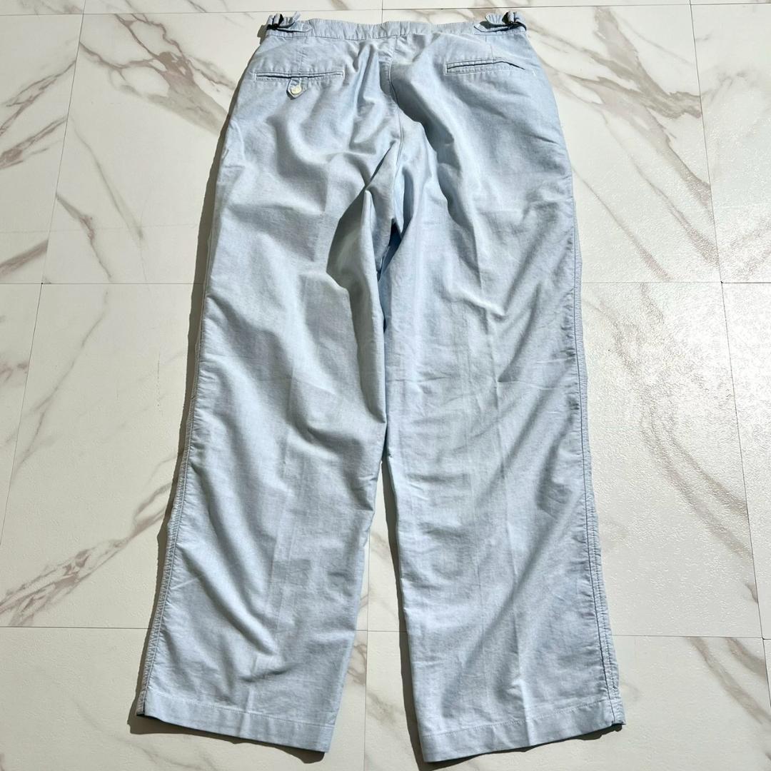 希少70s 80s　USA製　ラルフローレン　コットン　スラックス　アジャスター