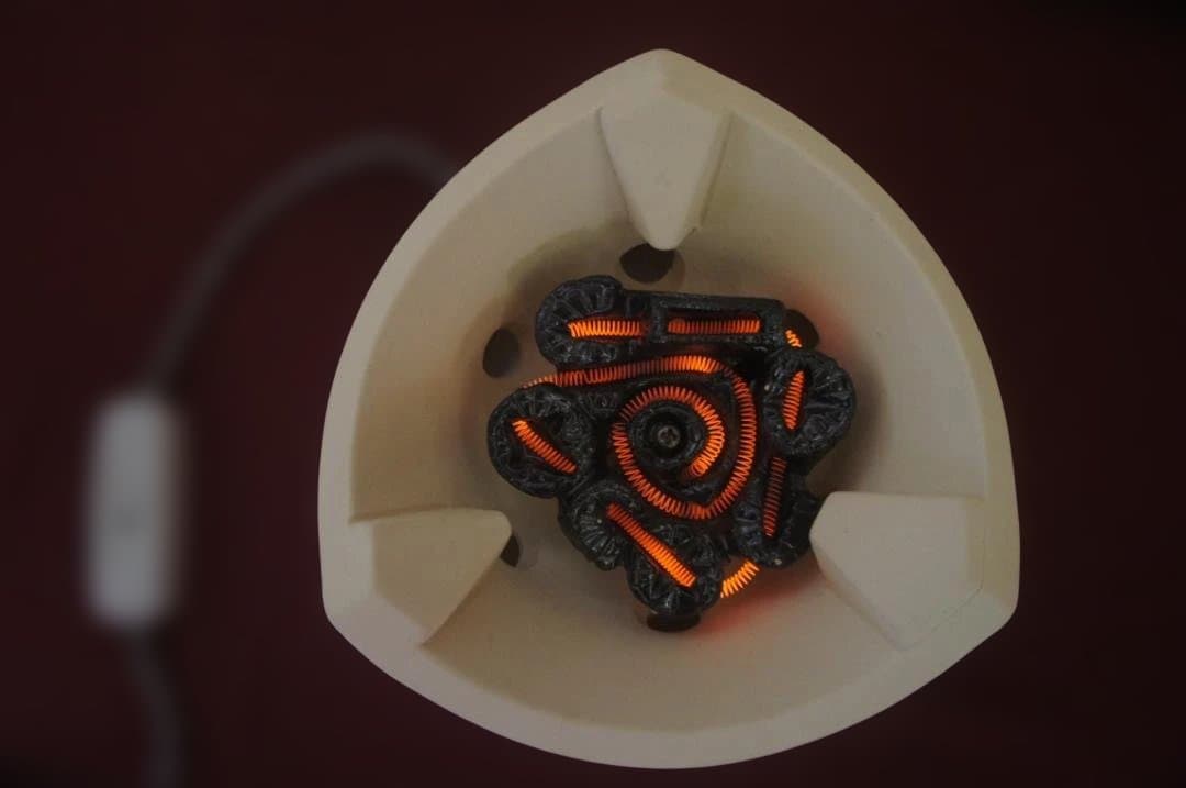 ☆美品 涼炉 電器涼炉 焜炉 冷炉 茶炉 火鉢 瓶掛け送料込み