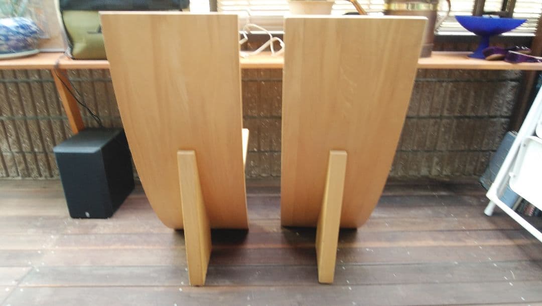 木製北欧モダンデザイン椅子2脚セット