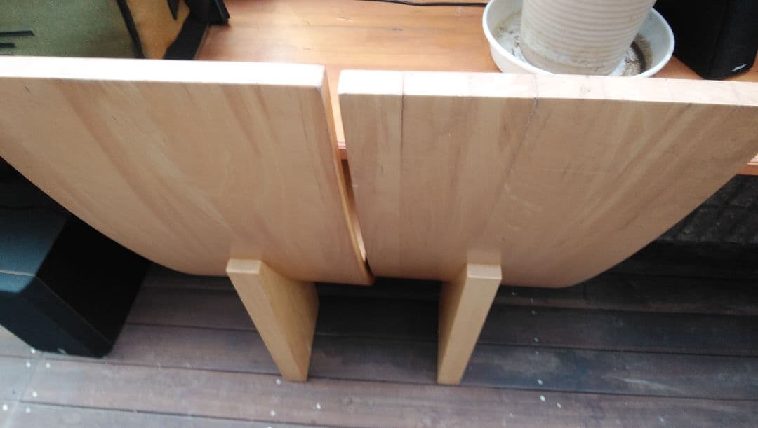 木製北欧モダンデザイン椅子2脚セット