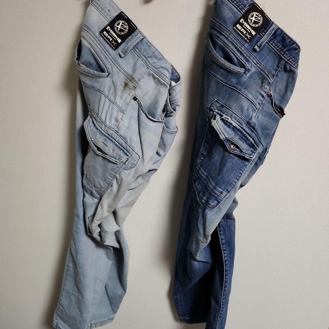 R、K様ご確認用イーブンリバー　ストレッチデニム 上下2着セット上LL下Lサイズ