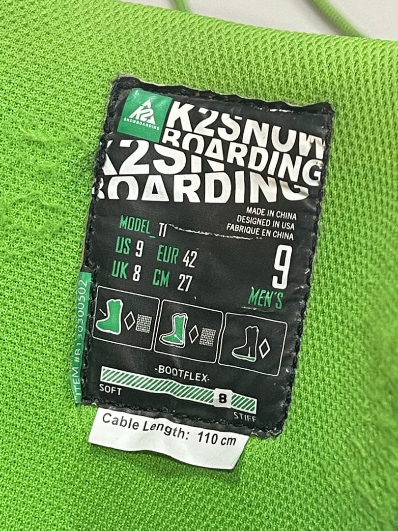 スノーボード　ブーツ　k2 　27cm メンズ