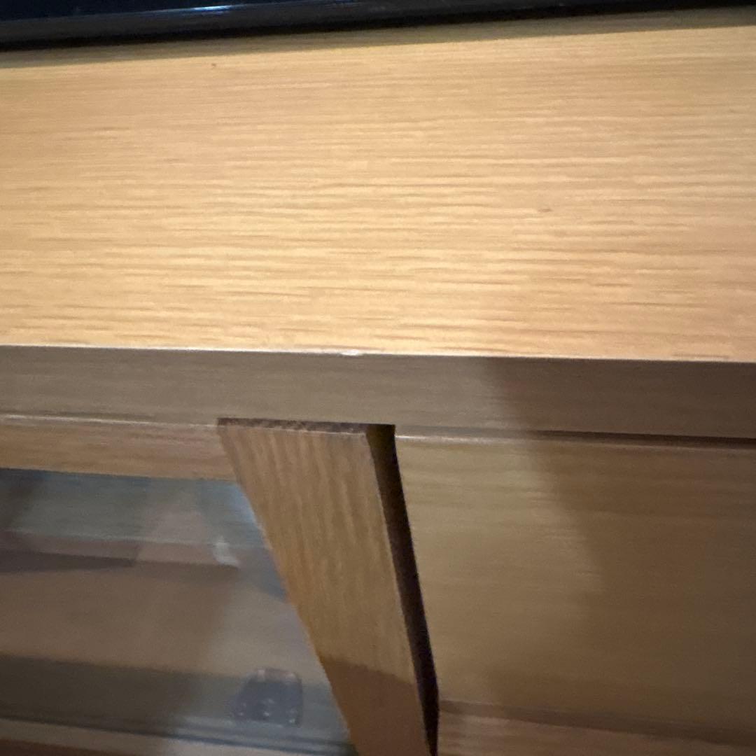 無印良品 テレビボード テレビ台 110cm 奥行40cm 廃盤品　オーク材