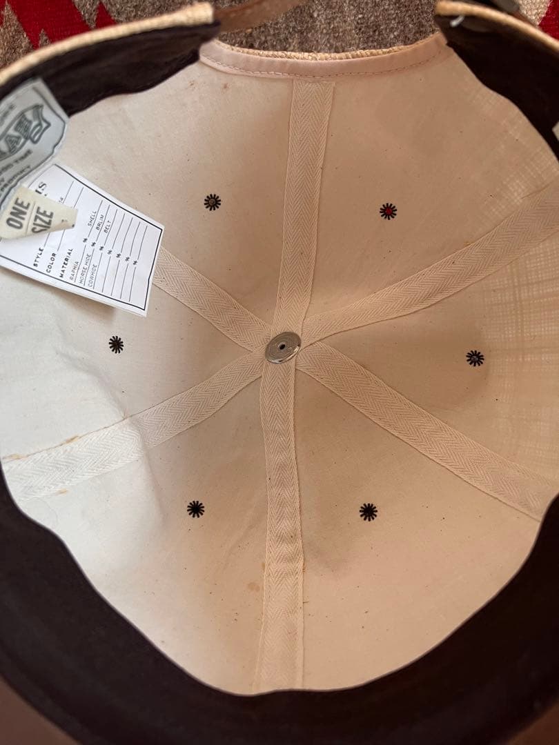 SOLARIS&CO. キャップ CHAHCHAH 馬革 麦ワラ ヴィンテージ