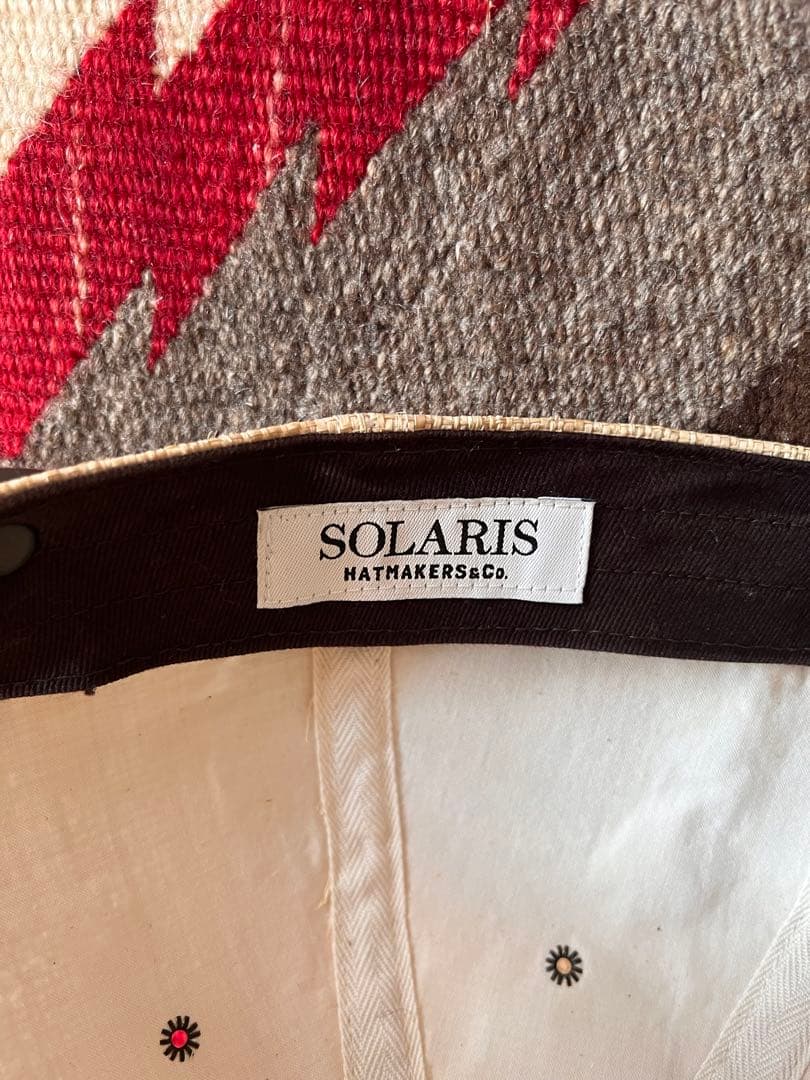 SOLARIS&CO. キャップ CHAHCHAH 馬革 麦ワラ ヴィンテージ