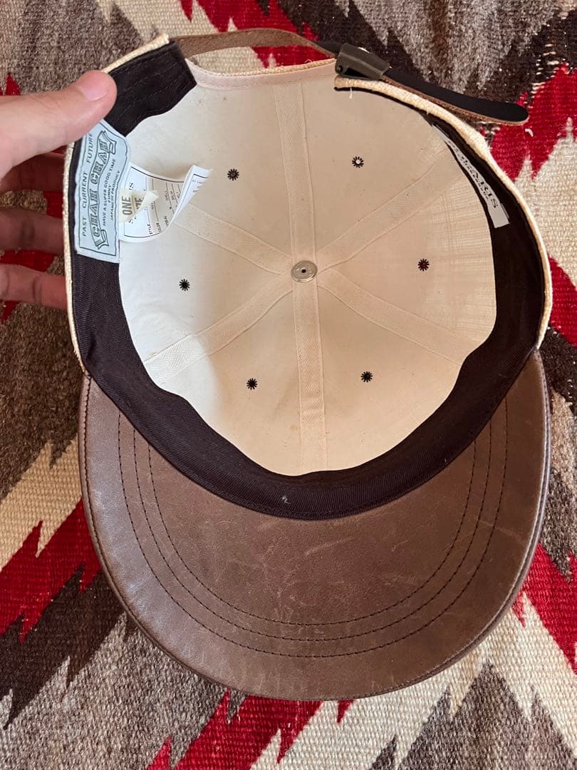 SOLARIS&CO. キャップ CHAHCHAH 馬革 麦ワラ ヴィンテージ