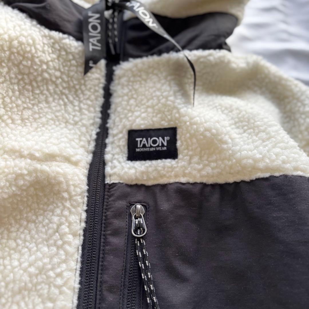 【極美品】　ノーリーズ　タイオン　ボア　ダウン　フードコート　リバーシブル