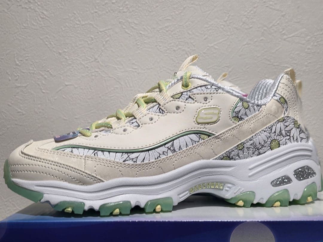 【日本未発売】SKECHERS デイジー 花柄 厚底スニーカー 春 レア