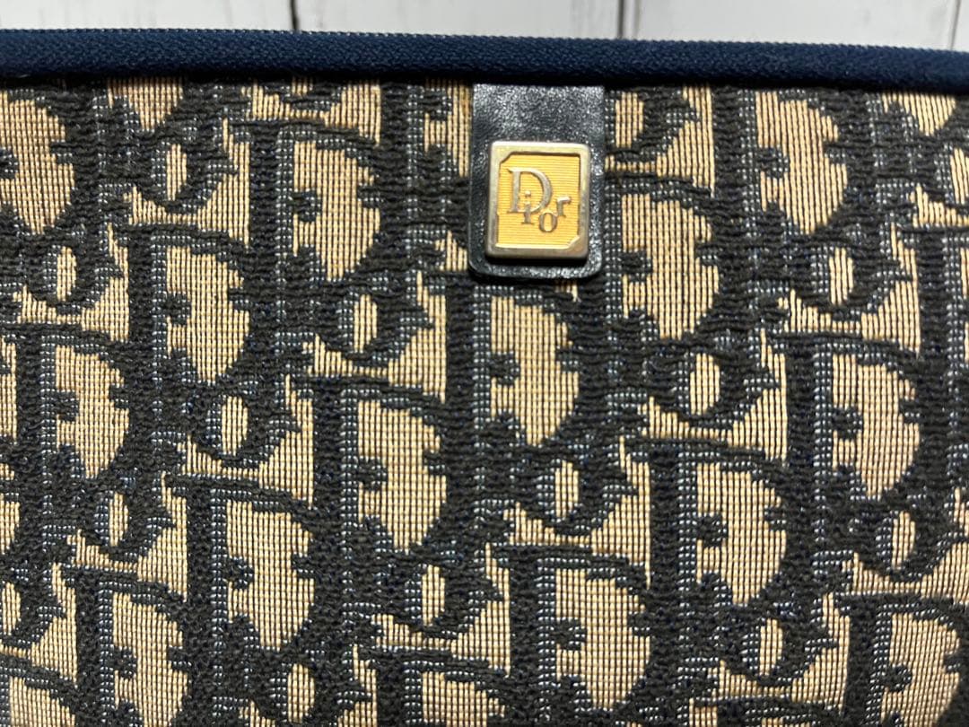 ディオール ヴィンテージ トロッター ロゴパターン クラッチバッグ ポーチ