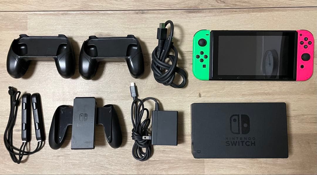 Nintendo Switch 本体 グリーン/ピンク ジョイコン