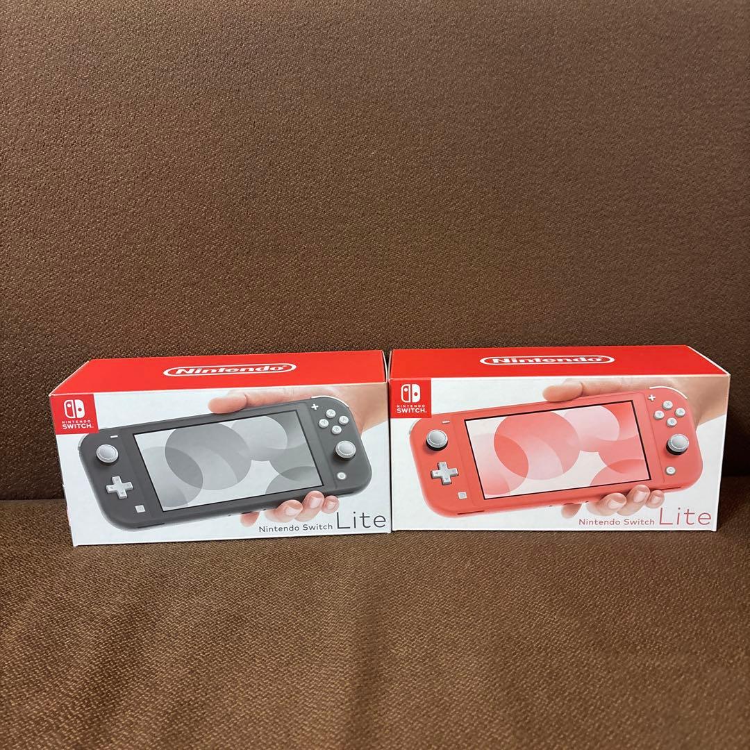 Nintendo Switch Liteコーラル、グレーまとめ売り