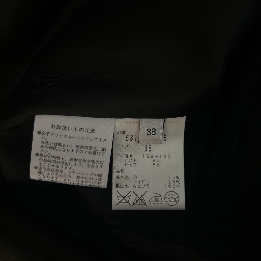 ADORE ブラック ポンチョ ケープコート サイズ38