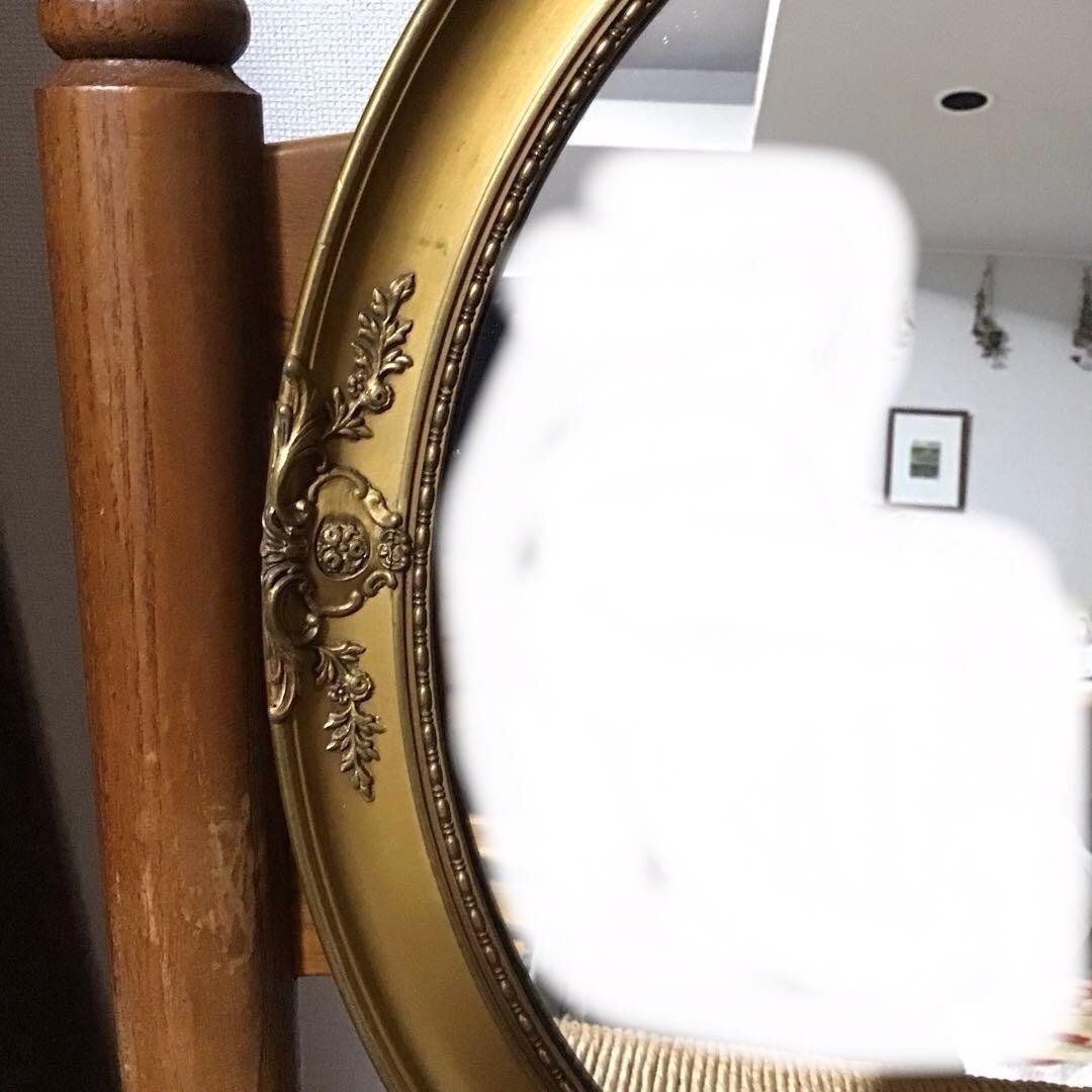 ヨーロッパのアンティークミラー　壁掛け