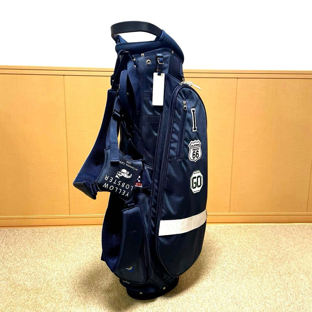 美品【限定生産】イエローロブスター スタンド式 キャディバッグ (完売品)
