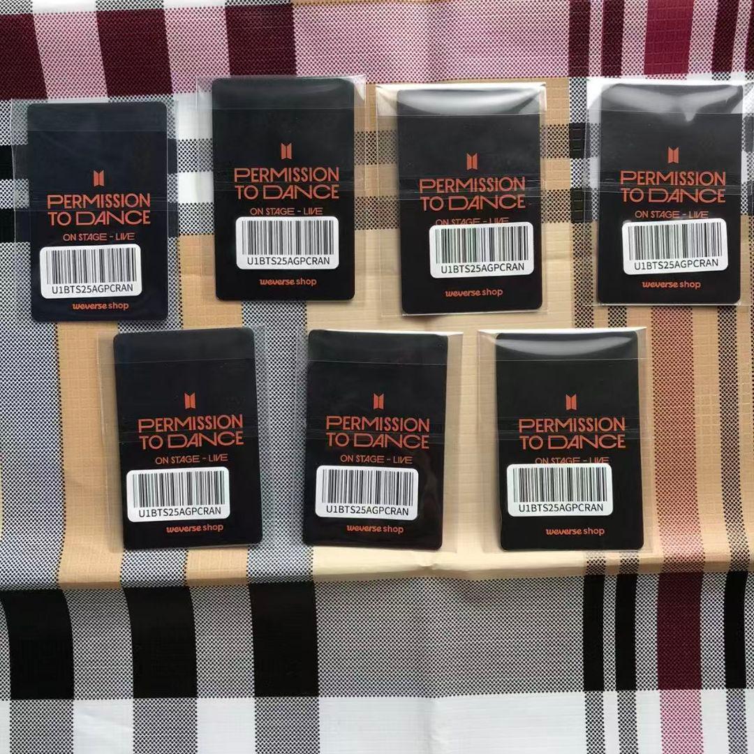 BTS PTD ライブ ウィバース グローバル 特典 トレカ 7枚