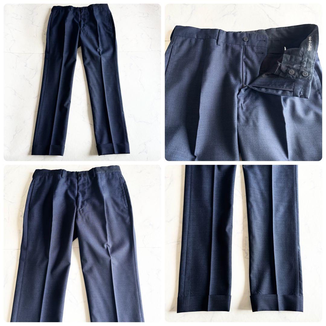 美品 近年モデル スティレラティーノ LEO セットアップスーツ ウール 46