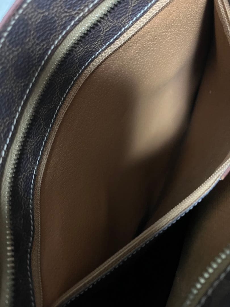 CELINE セリーヌ マカダム柄 トートバッグ レザー