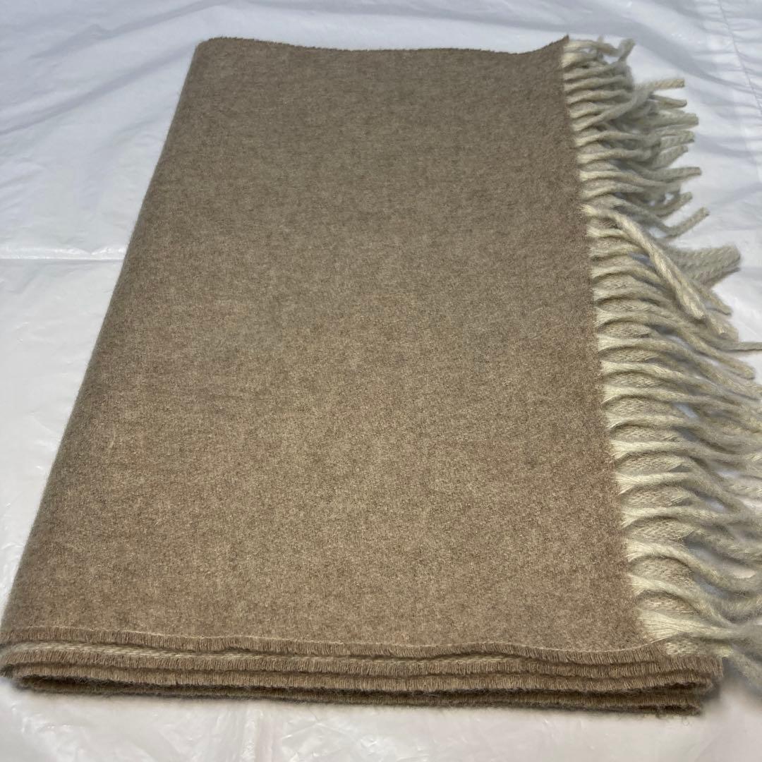 極美品 チェザーレガッティ カシミヤ100％ リバーシブルマフラー イタリア製