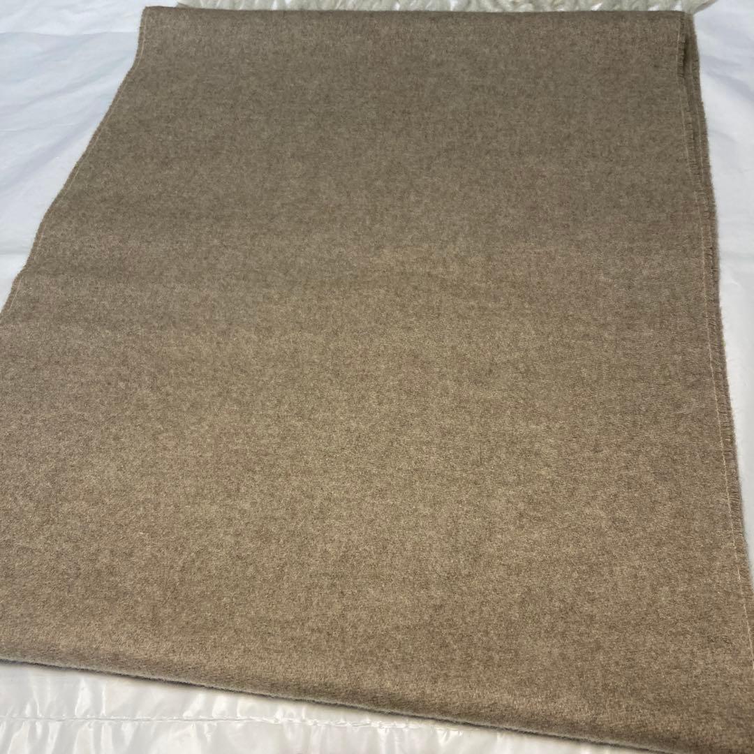 極美品 チェザーレガッティ カシミヤ100％ リバーシブルマフラー イタリア製