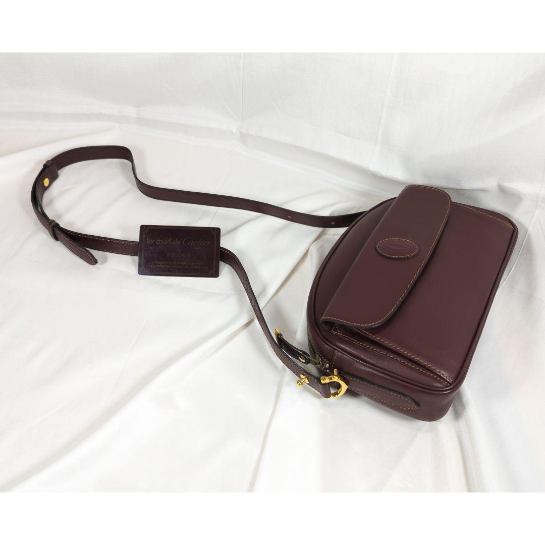 【極美品】 カルティエ マストライン ショルダーバッグ カード 保存袋付き