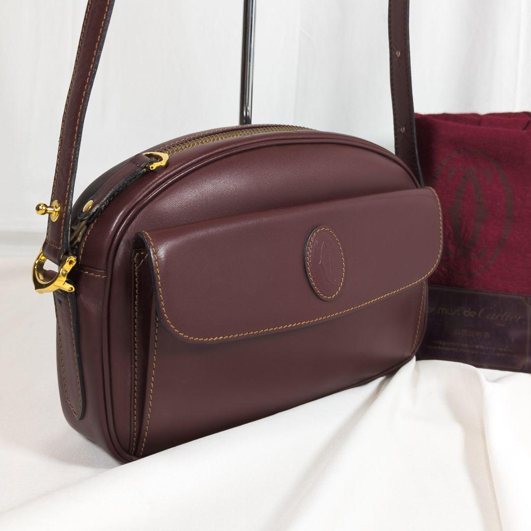 【極美品】 カルティエ マストライン ショルダーバッグ カード 保存袋付き