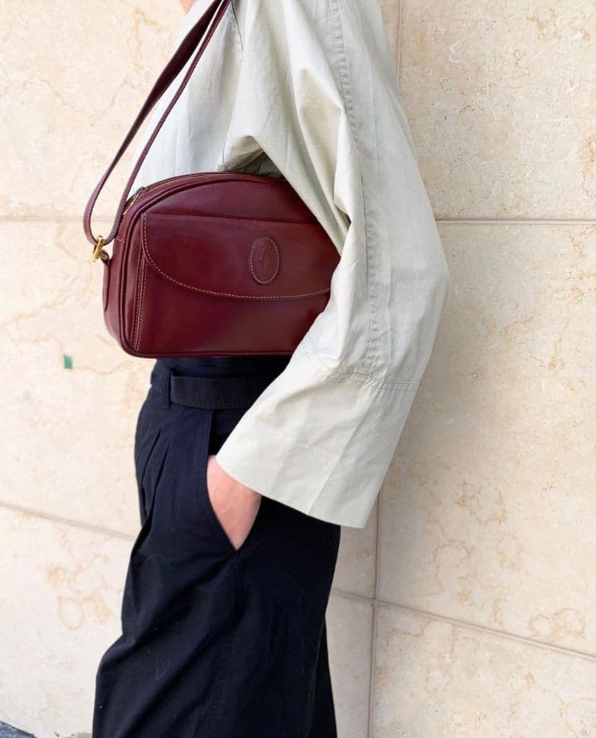 【極美品】 カルティエ マストライン ショルダーバッグ カード 保存袋付き