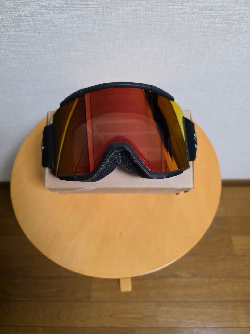 SMITH ゴーグル オレンジミラー 収納袋付き