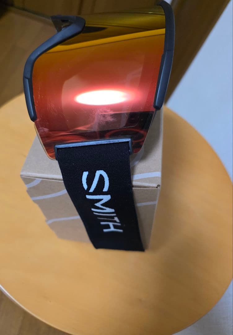 SMITH ゴーグル オレンジミラー 収納袋付き