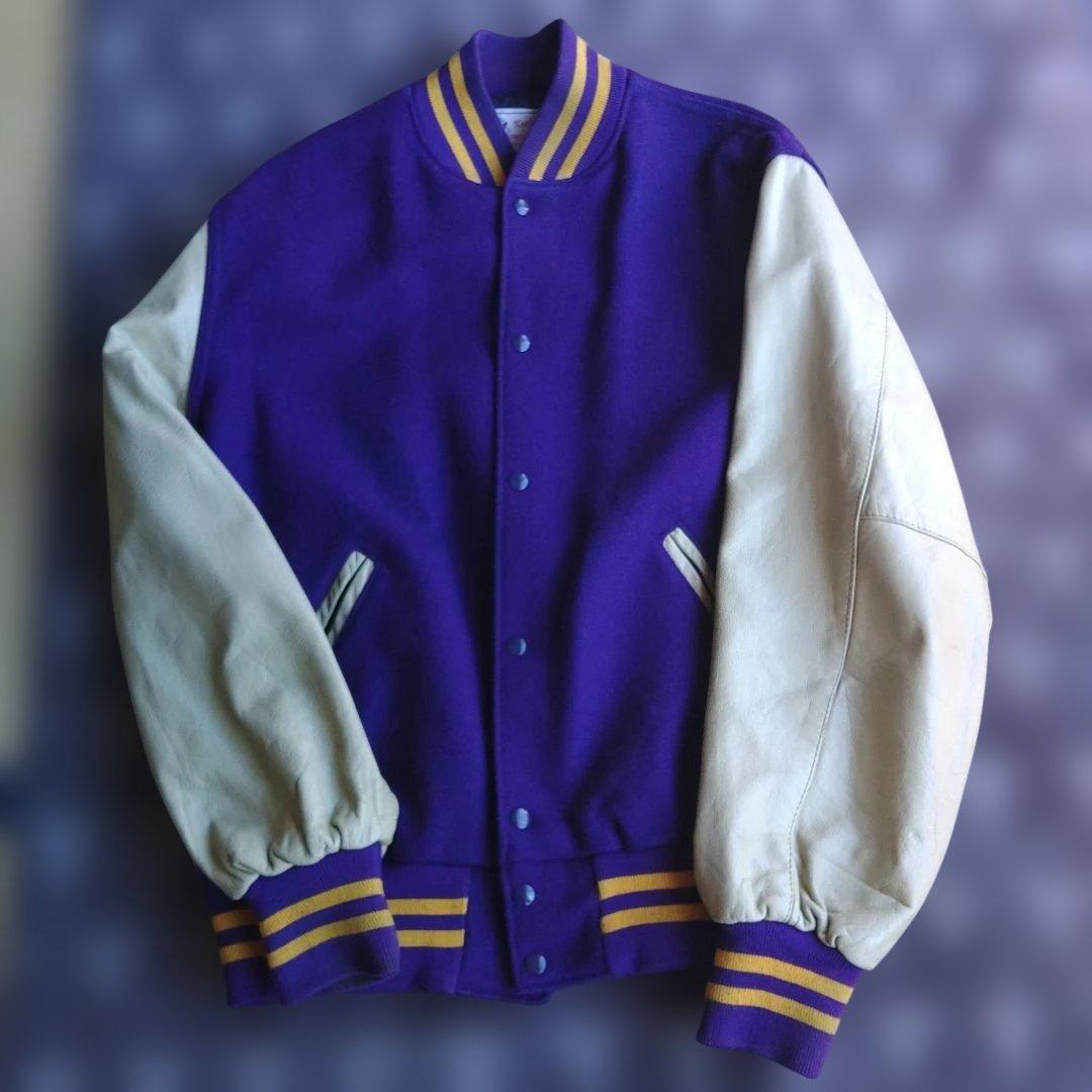 古着　Kratz スタジアムジャンパー　スタジャン(XL)