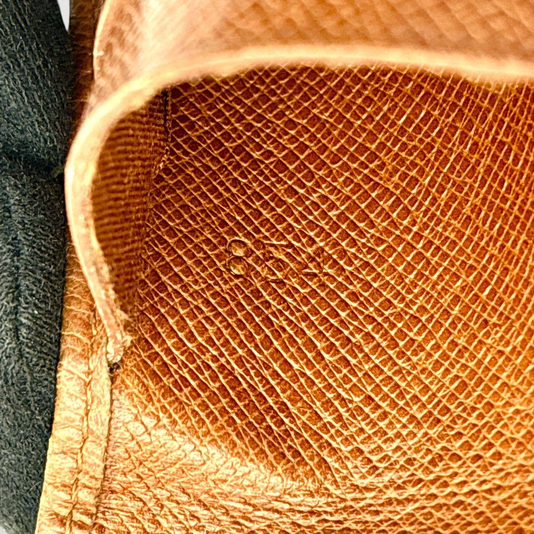 ルイヴィトン モノグラム ポルト ビエ カルト ブルー 二つ折り財布 廃盤モデル