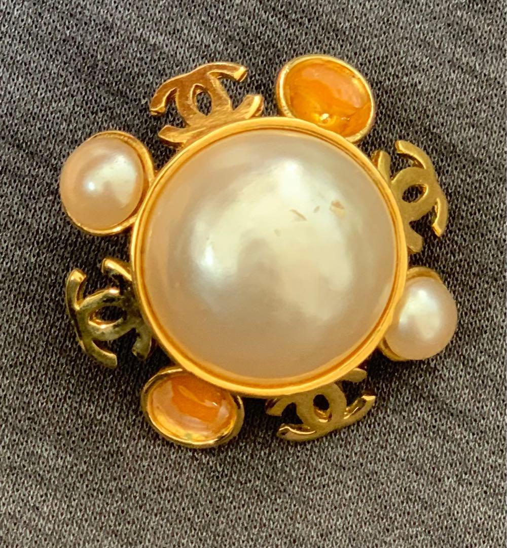 シャネル ヴィンテージ パールブローチ
