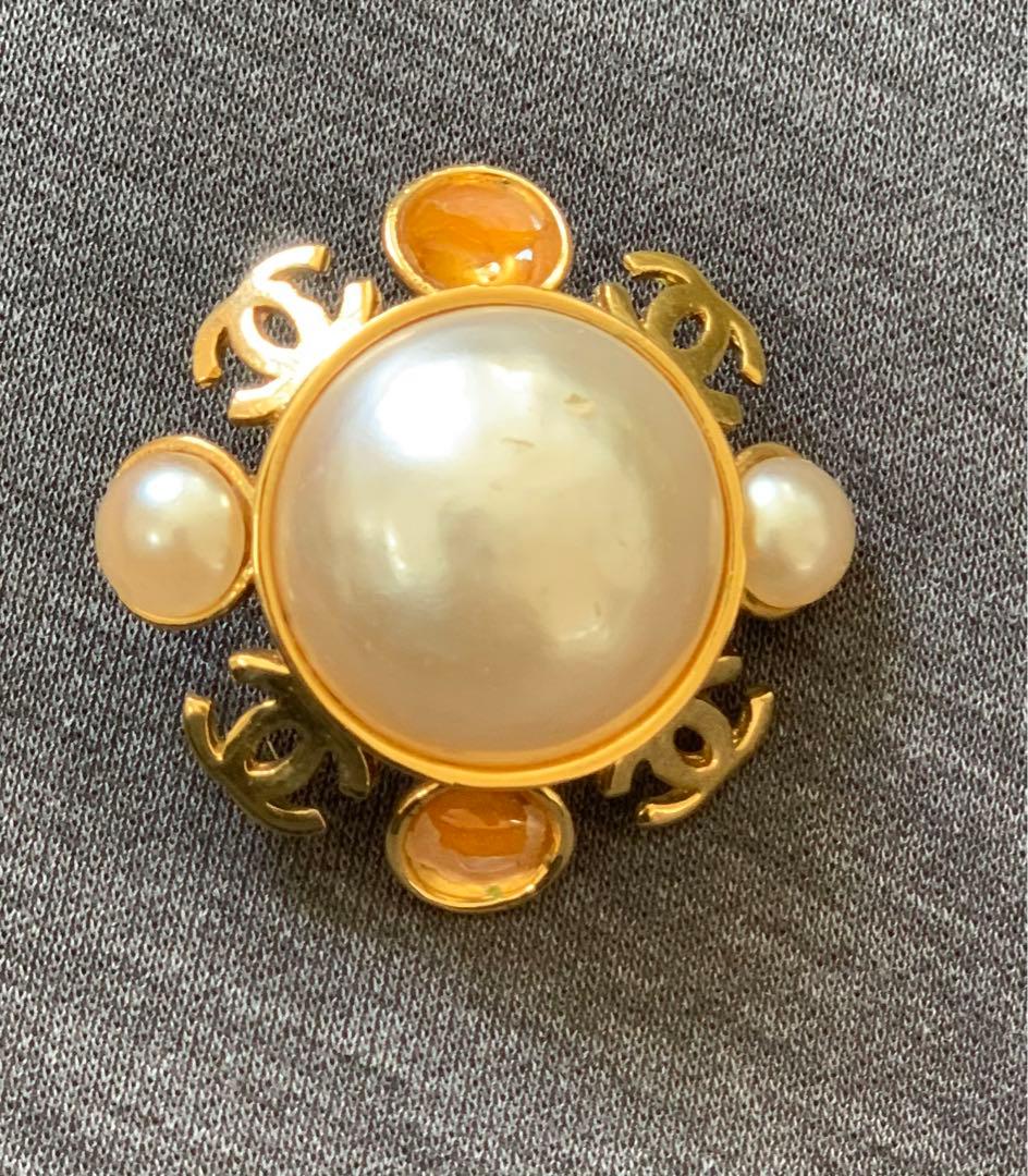シャネル ヴィンテージ パールブローチ