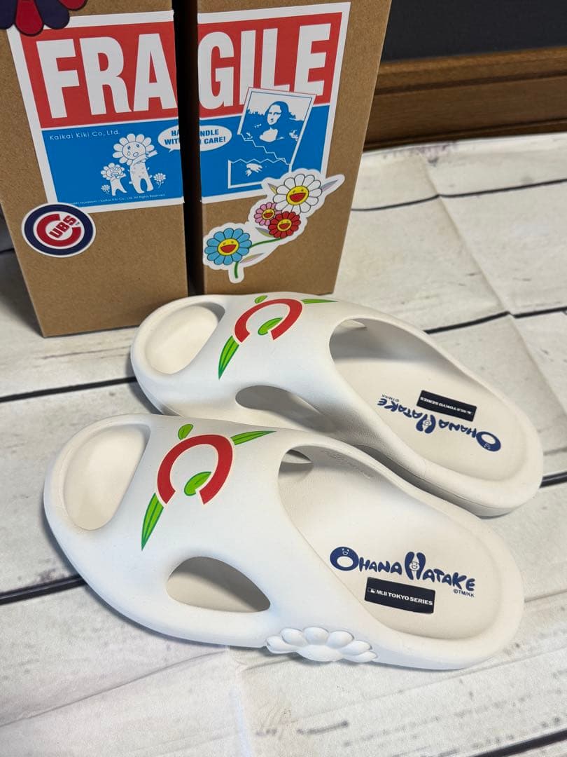 村上隆　カブス　MLB東京シリーズ　OHANA HATTAKE 花柄サンダル