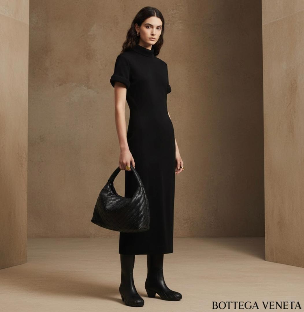 美品★BOTTEGA VENETA★イントレチャート★ロングワンピース
