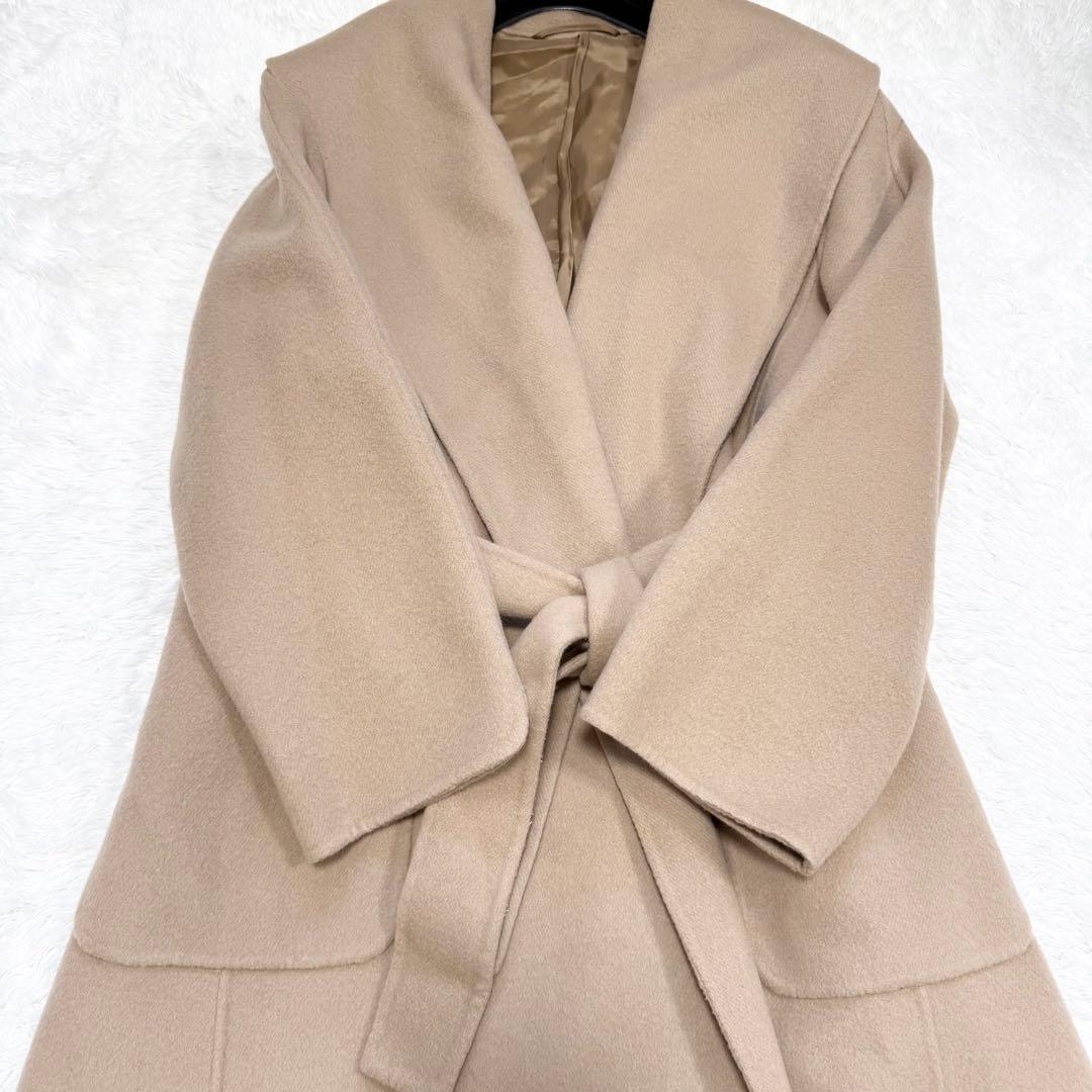 【極美品✨】アナイ 定価10万 シャルムビーバーショールカラーコート 38