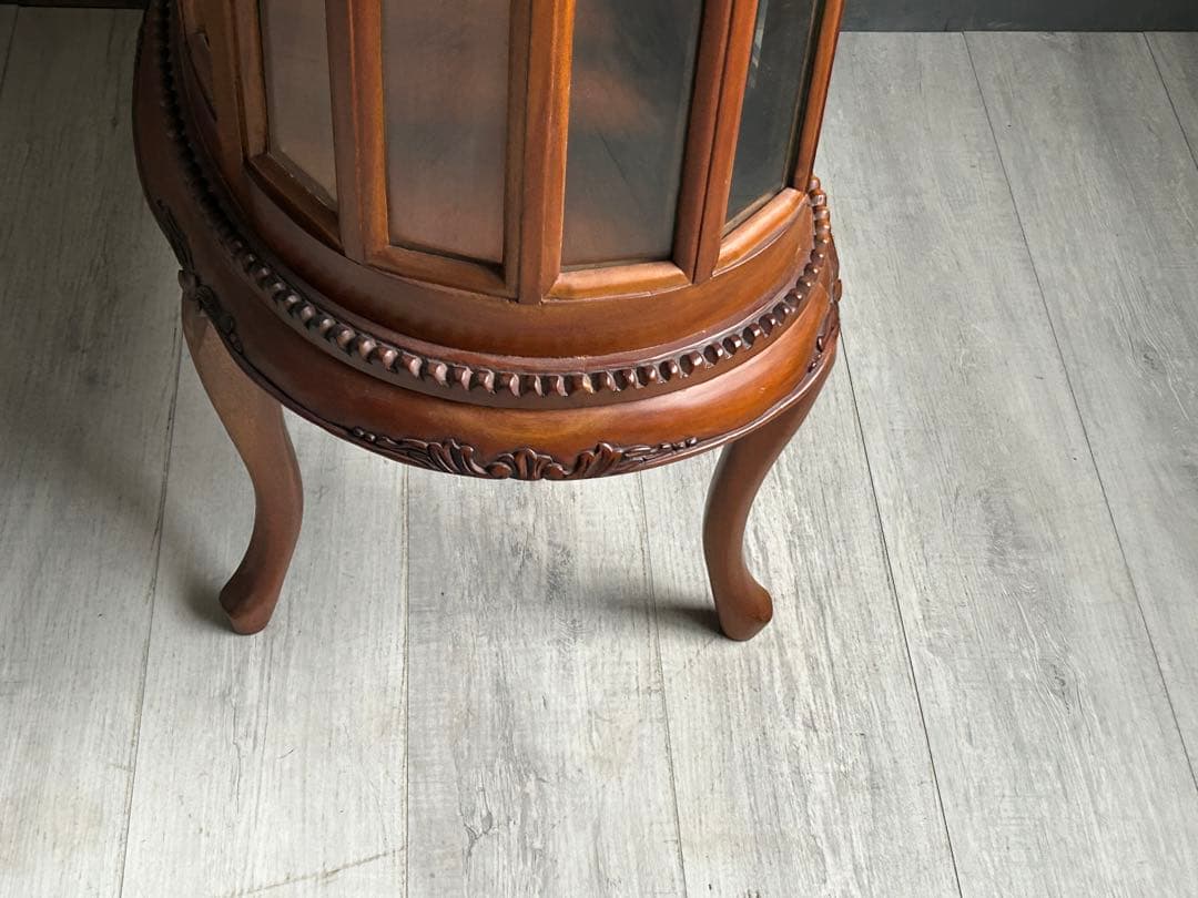 イタリア　マリナ　カッシーリ　ボトルショーケース　マホガニー材　高級　KH