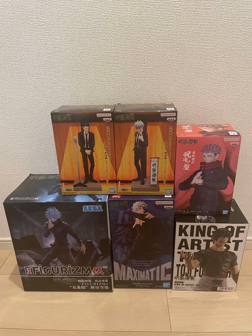【新品未開封】呪術廻戦 フィギュア 6点 まとめ売り