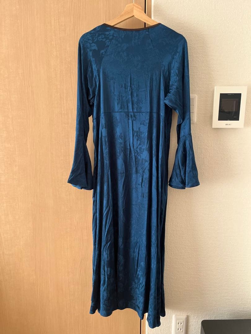 sahara marte フラワージャガードパイピングドレス