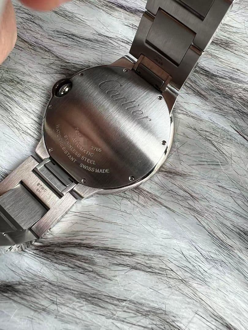 カルティエ W69012Z4 バロンブルーLM デイト 自動巻き