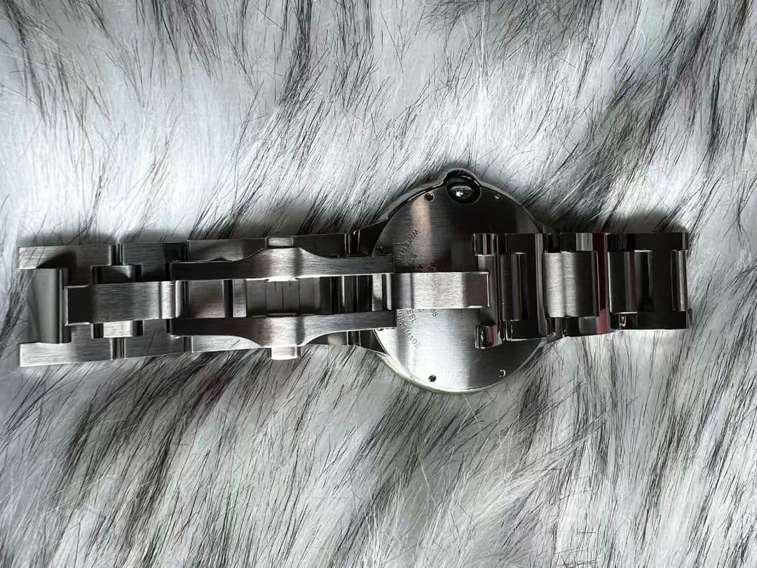 カルティエ W69012Z4 バロンブルーLM デイト 自動巻き