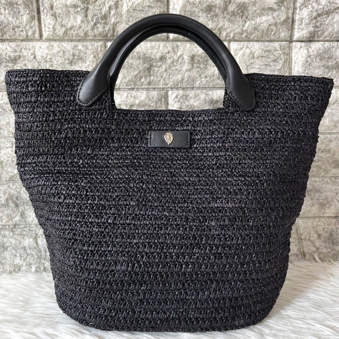 【新品未使用】ヘレンカミンスキー　Cassia S ラフィア　バスケットバッグ